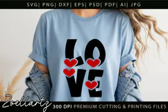 Valentine's Day SVG PNG EPS DXF Love Heart SVG for Cricut Product Image 4