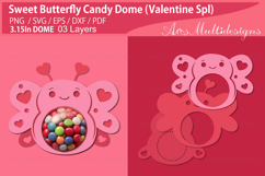 Sweet Butterfly candy dome holder Product Image 1