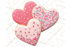 Valentine Sweet Treats Clipart PNG Cupcakes Cookie Chocolate Product Image 3