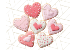 Valentine Sweet Treats Clipart PNG Cupcakes Cookie Chocolate Product Image 4