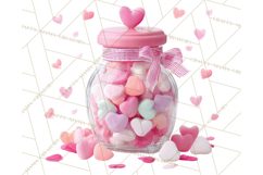 Valentine Sweet Treats Clipart PNG Cupcakes Cookie Chocolate Product Image 4
