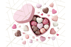 Valentine Sweet Treats Clipart PNG Cupcakes Cookie Chocolate Product Image 5