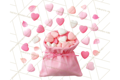 Valentine Sweet Treats Clipart PNG Cupcakes Cookie Chocolate Product Image 3