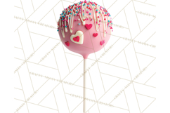 Valentine Sweet Treats Clipart PNG Cupcakes Cookie Chocolate Product Image 5