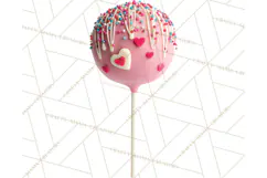 Valentine Sweet Treats Clipart PNG Cupcakes Cookie Chocolate Product Image 5