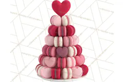 Valentine Sweet Treats Clipart PNG Cupcakes Cookie Chocolate Product Image 2
