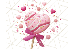 Valentine Sweet Treats Clipart PNG Cupcakes Cookie Chocolate Product Image 3