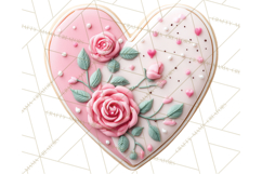 Valentine Sweet Treats Clipart PNG Cupcakes Cookie Chocolate Product Image 2