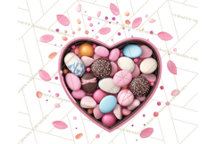 Valentine Sweet Treats Clipart PNG Cupcakes Cookie Chocolate Product Image 3