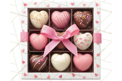 Valentine Sweet Treats Clipart PNG Cupcakes Cookie Chocolate Product Image 3