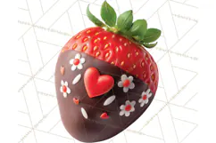 Valentine Sweet Treats Clipart PNG Cupcakes Cookie Chocolate Product Image 3