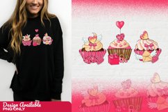 Valentine Sweets and Cupcake Sublimation Product Image 2