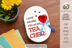 Valentine Teacher Appreciation Lasercut. Lollipop Holder SVG Product Image 1
