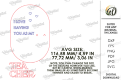 Valentine Teacher Appreciation Lasercut. Lollipop Holder SVG Product Image 2