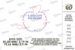 Valentine Teacher Appreciation Lasercut. Bracelet Holder SVG Product Image 2