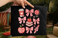 Valentine teacher PNG, Teacher Coquette Valentine Png Product Image 4
