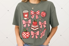 Valentine teacher PNG, Teacher Coquette Valentine Png Product Image 6