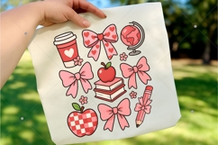 Valentine teacher PNG, Teacher Coquette Valentine Png Product Image 7