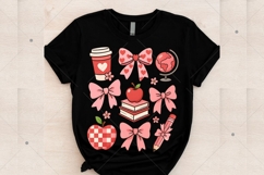 Valentine teacher PNG, Teacher Coquette Valentine Png Product Image 11
