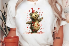 valentine teddy bear clipart Product Image 3