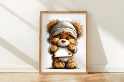 Valentine Teddy Bear Clipart Product Image 3