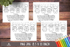 Valentine Teddy Bear Coloring Pages Happy valentines day 