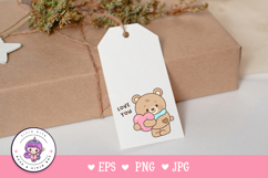 Valentine teddy bear clipart Lovely animals kawaii cartoon Product Image 3