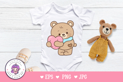 Valentine teddy bear clipart Lovely animals kawaii cartoon Product Image 5