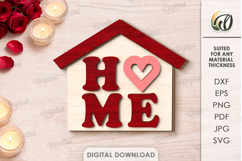 Valentine's Day Tiered Tray Decor Laser Cut. Wall Decor SVG Product Image 11