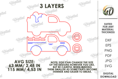 Valentine's Day Tiered Tray Decor Laser Cut. Wall Decor SVG Product Image 2