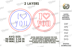 Valentine's Day Tiered Tray Decor Laser Cut. Wall Decor SVG Product Image 2