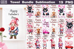 Valentine Kitchen Towel Bundle | Valentines Day Towel Bundle Product Image 3