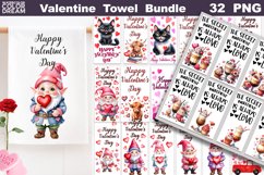 Valentine Kitchen Towel Bundle | Valentines Day Towel Bundle Product Image 1