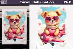 Valentine Dog Towel | Mothers Day Towel Product Image 1