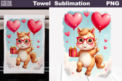 Valentine Horse Towel | Mothers Day Towel Product Image 1