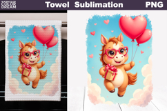 Valentine Horse Towel | Mothers Day Towel Product Image 1