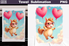 Valentine Horse Towel | Mothers Day Towel Product Image 1