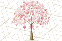 Valentine Town Clipart With Pastel Buildings and Houses Product Image 2