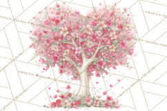 Valentine Town Clipart With Pastel Buildings and Houses Product Image 4