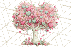 Valentine Town Clipart With Pastel Buildings and Houses Product Image 4