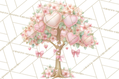 Valentine Town Clipart With Pastel Buildings and Houses Product Image 5