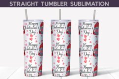 Valentine Truck Tumbler Sublimation | Valentines Day Tumbler Product Image 1