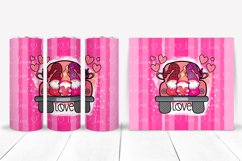  Valentines Gnome Tumbler Sublimation I 20 Oz Valentines Tumbler Wrap I 20 Oz Tumbler Wrap PNG