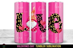  Valentines Gnome Tumbler Sublimation I 20 Oz Valentines Tumbler Wrap I 20 Oz Tumbler Wrap PNG