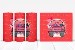  Valentines Gnome Tumbler Sublimation I 20 Oz Valentines Tumbler Wrap I 20 Oz Tumbler Wrap PNG