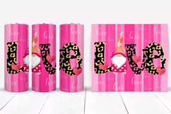  Valentines Gnome Tumbler Sublimation I 20 Oz Valentines Tumbler Wrap I 20 Oz Tumbler Wrap PNG