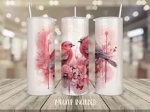 Tumbler Sublimation Valentine Couple Bundle, 20 oz tumbler wrap, I Love You Png 