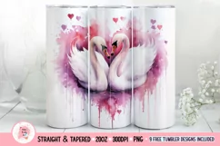 Tumbler Sublimation Valentine Couple Bundle, 20 oz tumbler wrap, I Love You Png 