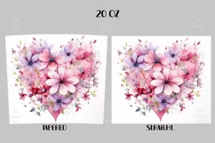 Tumbler Sublimation Valentine Couple Bundle, 20 oz tumbler wrap, I Love You Png 