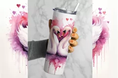 Tumbler Sublimation Valentine Couple Bundle, 20 oz tumbler wrap, I Love You Png 